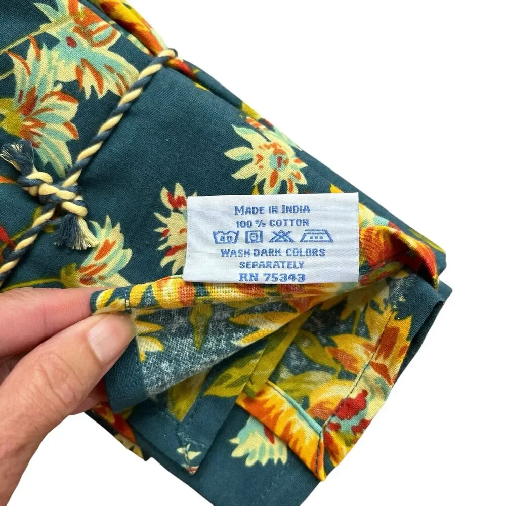 April Cornell Marguerite Floral Tablecloth 60x102 Colorful 12 Napkins 13 PC NEW